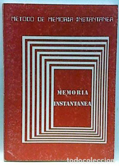 books: Memoria instant&aacute;nea- 9788485394234