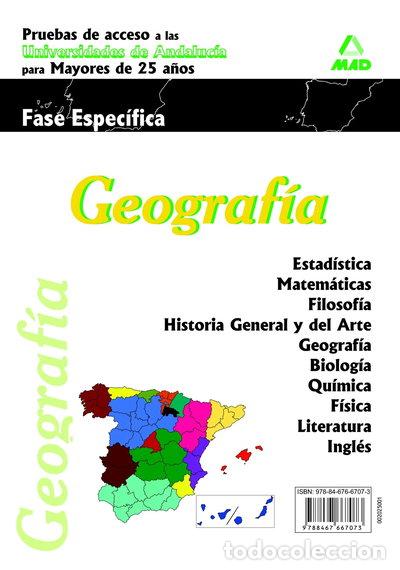 Livros em segunda m&atilde;o: Geograf&iacute;a. Pruebas de acceso a la universidad para mayores de 25 a&ntilde;os- 9788467667073