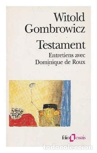 books: Testament: entretiens avec Dominique de Roux- 9782714425829