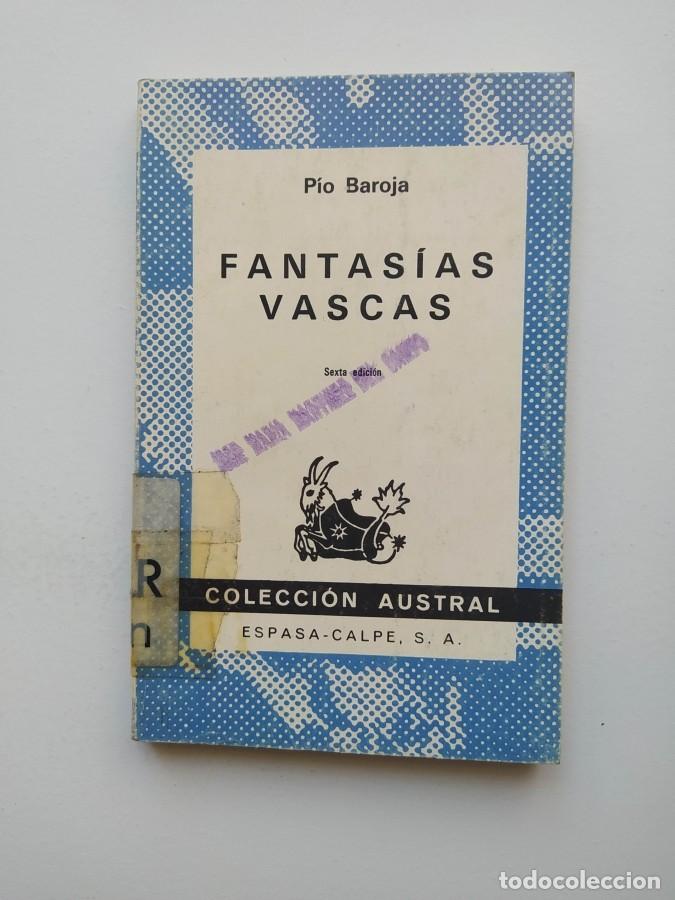 Libros: Fantas&iacute;as vascas. Colecci&oacute;n Austral n&ordm; 230. - P&iacute;o Baroja.