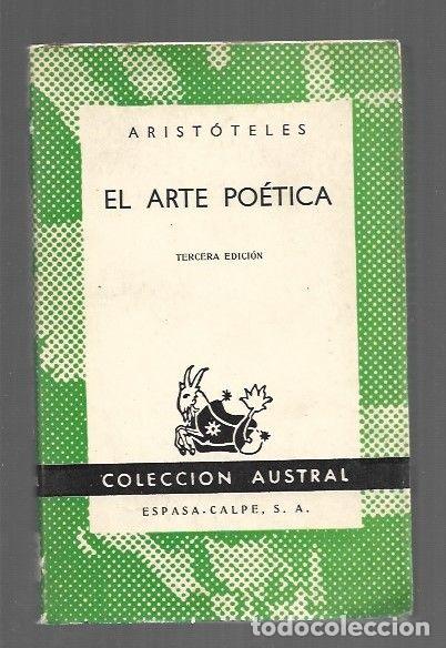 Livres: ARTE POETICA - EL - ARISTOTELES