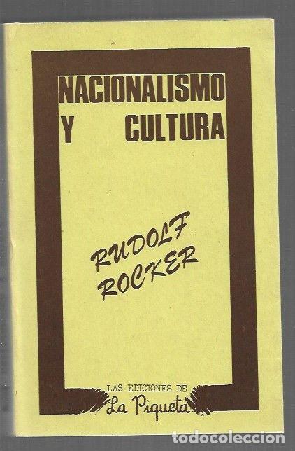Livros em segunda m&atilde;o: NACIONALISMO Y CULTURA - ROCKER, RUDOLF
