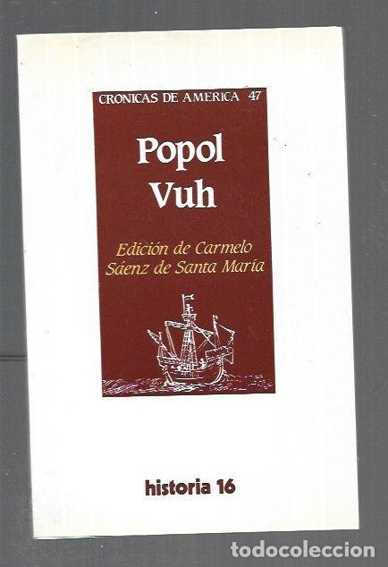 B&uuml;cher: POPOL VUH - SAENZ DE SANTA MARIA, CARMELO (EDICION)