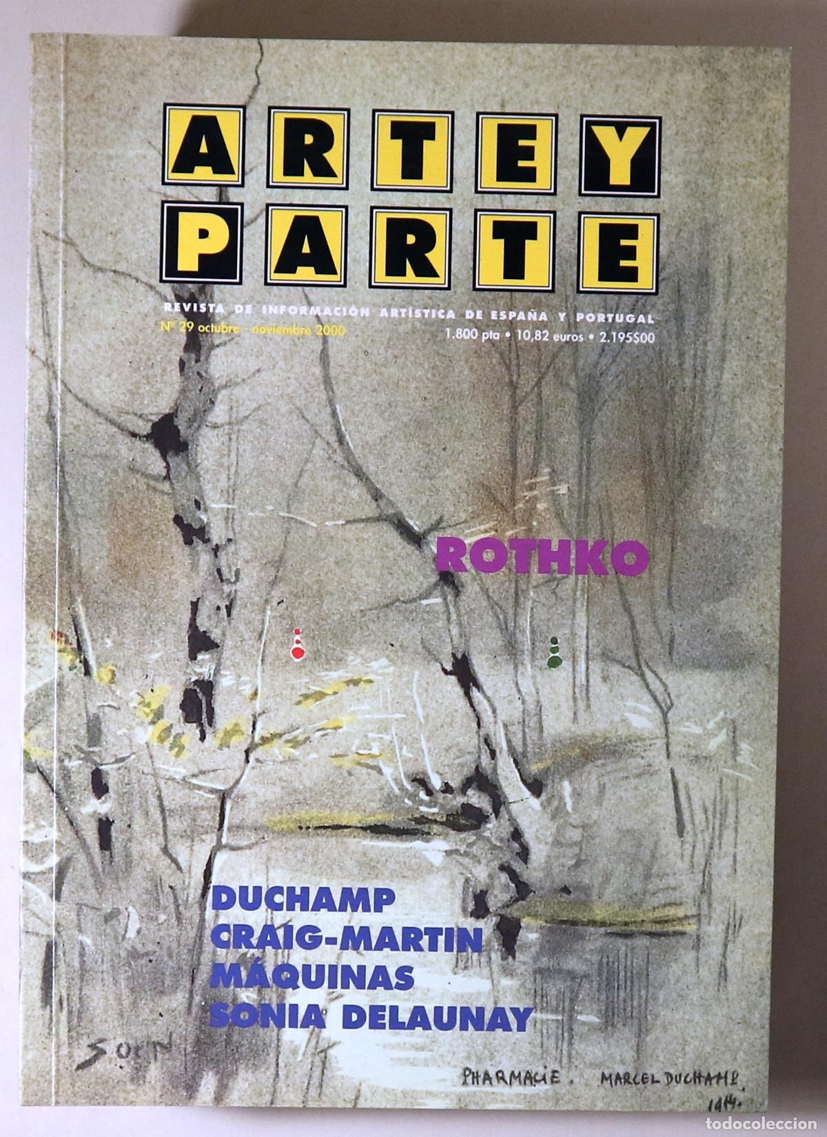 books: ROTHKO - Duchamp - Delaunay, Sonia - ARTE Y PARTE. N&ordm; 29. ROTHKO - Santander 2000 - Ilustrado