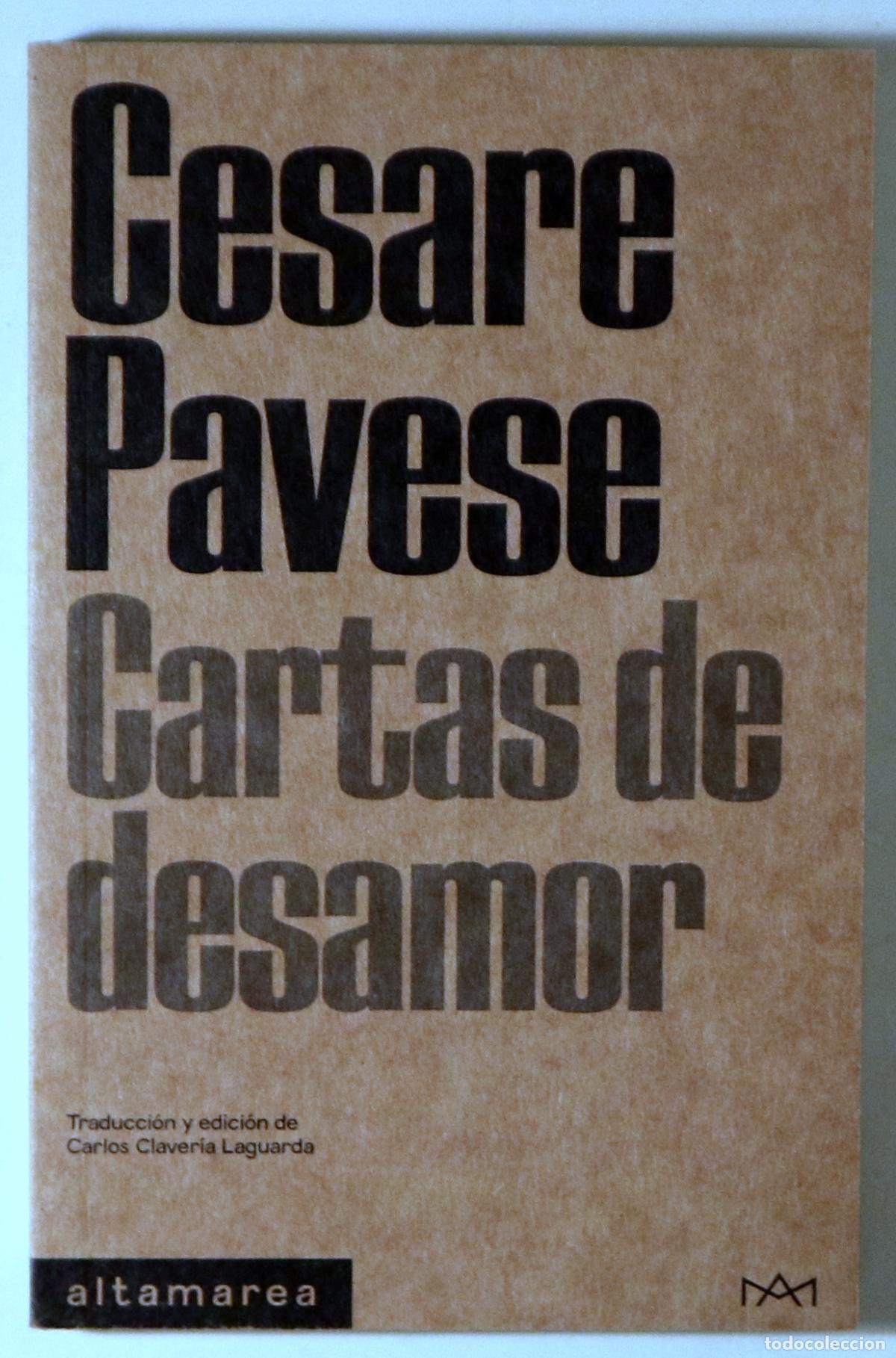 books: PAVESE, Cesare - CARTAS DE DESAMOR - Barcelona 2023 - 1&ordf; edici&oacute;n en espa&ntilde;ol