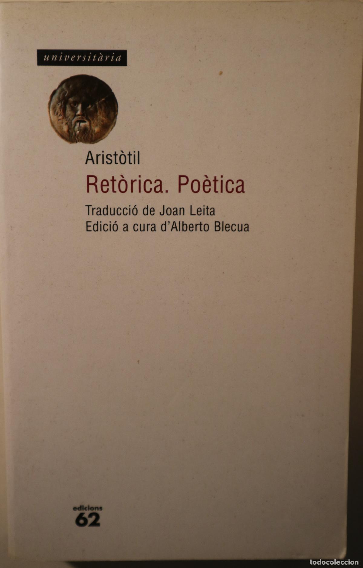 books: ARIST&Ograve;TIL - RET&Ograve;RICA. / PO&Egrave;TICA - Barcelona 1998