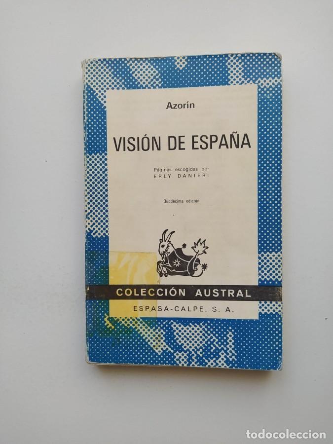 Livros em segunda m&atilde;o: VISI&Oacute;N DE ESPA&Ntilde;A. COLECCI&Oacute;N AUSTRAL N&ordm; 226. - AZOR&Iacute;N.