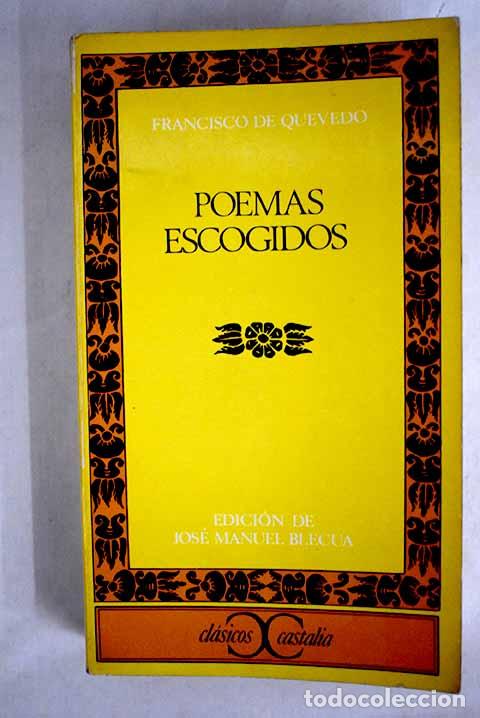 books: Poemas escogidos. - Quevedo. TDK833