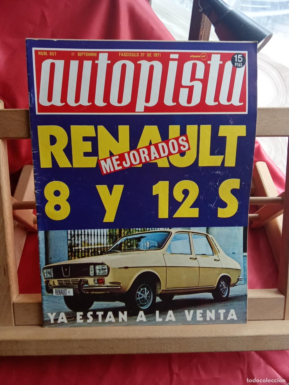 Libros: Revista Autopista N&ordm;657 Septiembre 1971 REV.1483