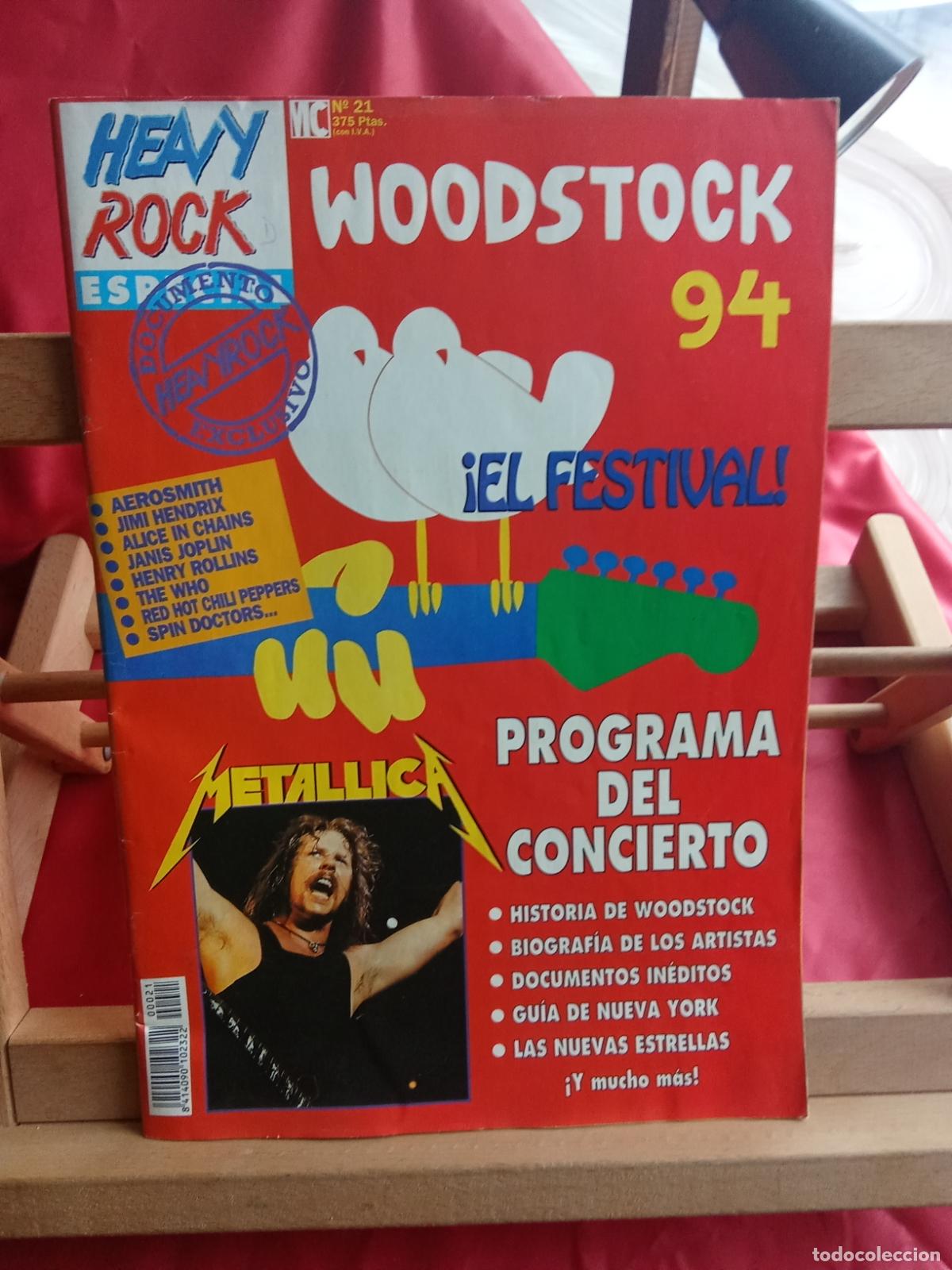 Libros: Revista Woodstock (heavy Rock) 94 N&ordm;21 Agosto REV.1379