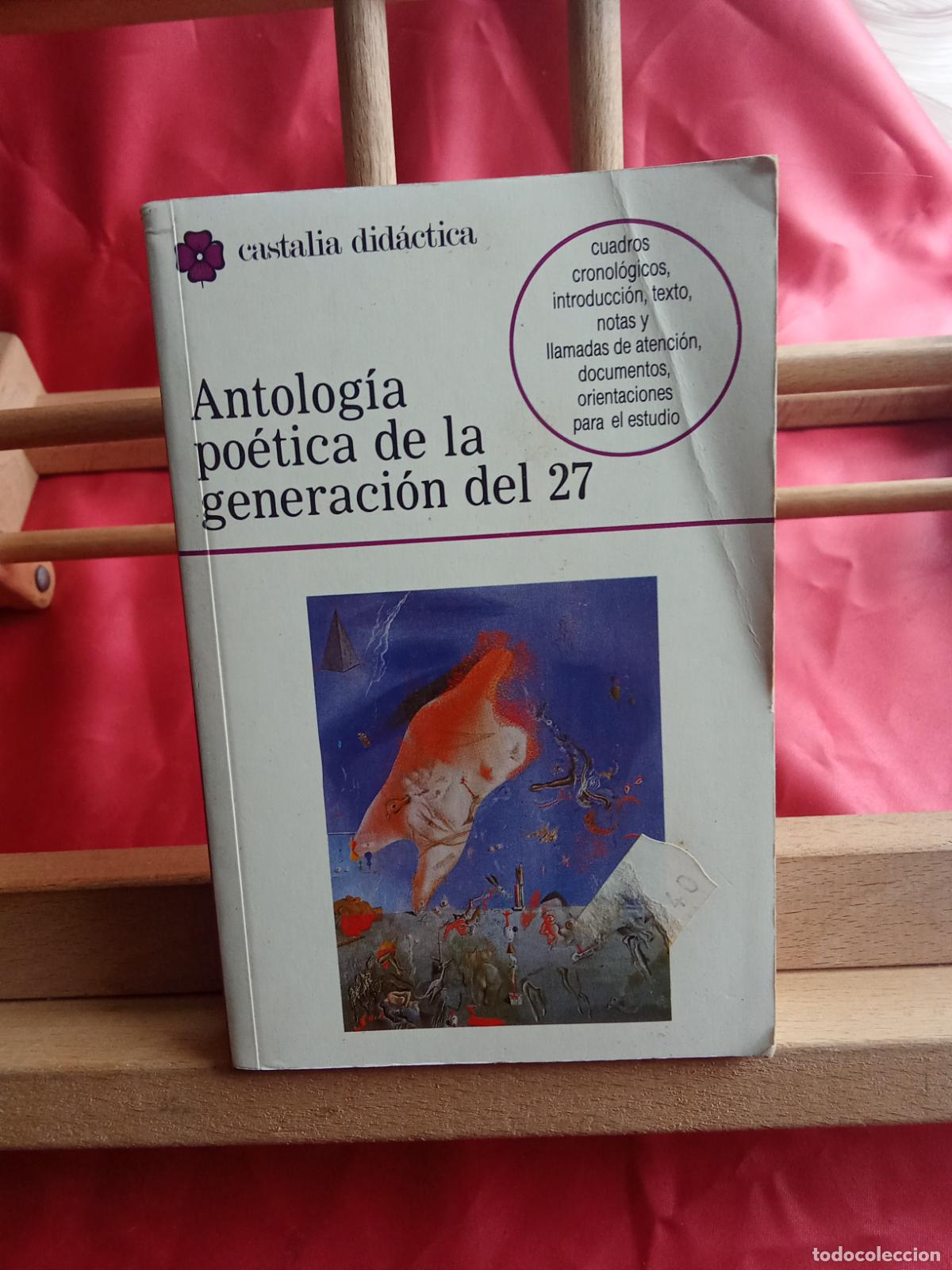 Libros: Antolog&iacute;a p&eacute;tica de la generaci&oacute;n 27 L.809-3306