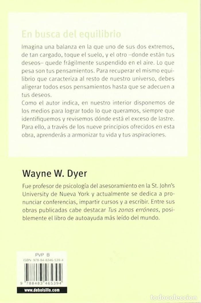 Libros: EN BUSCA DEL EQUILIBRIO - Wayne W. Dyer - Foto 2