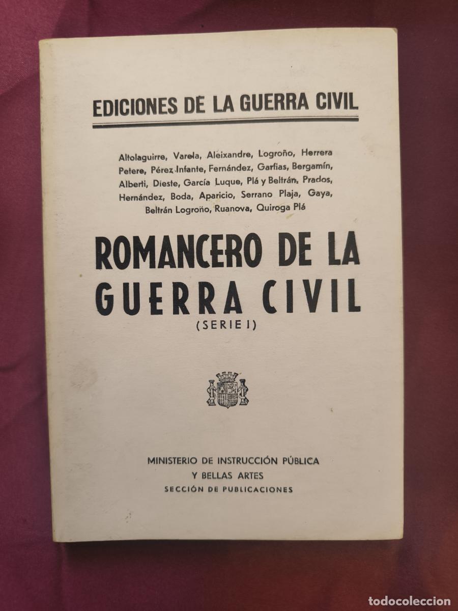 Libros: Romancero de la Guerra Civil (Serie I) - vv.aa.