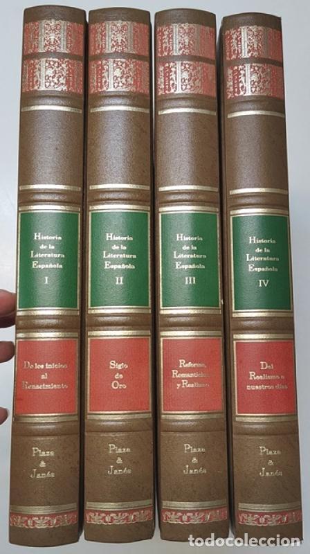 Libros: Historia de la Literatura Espa&ntilde;ola (4 vols.) -