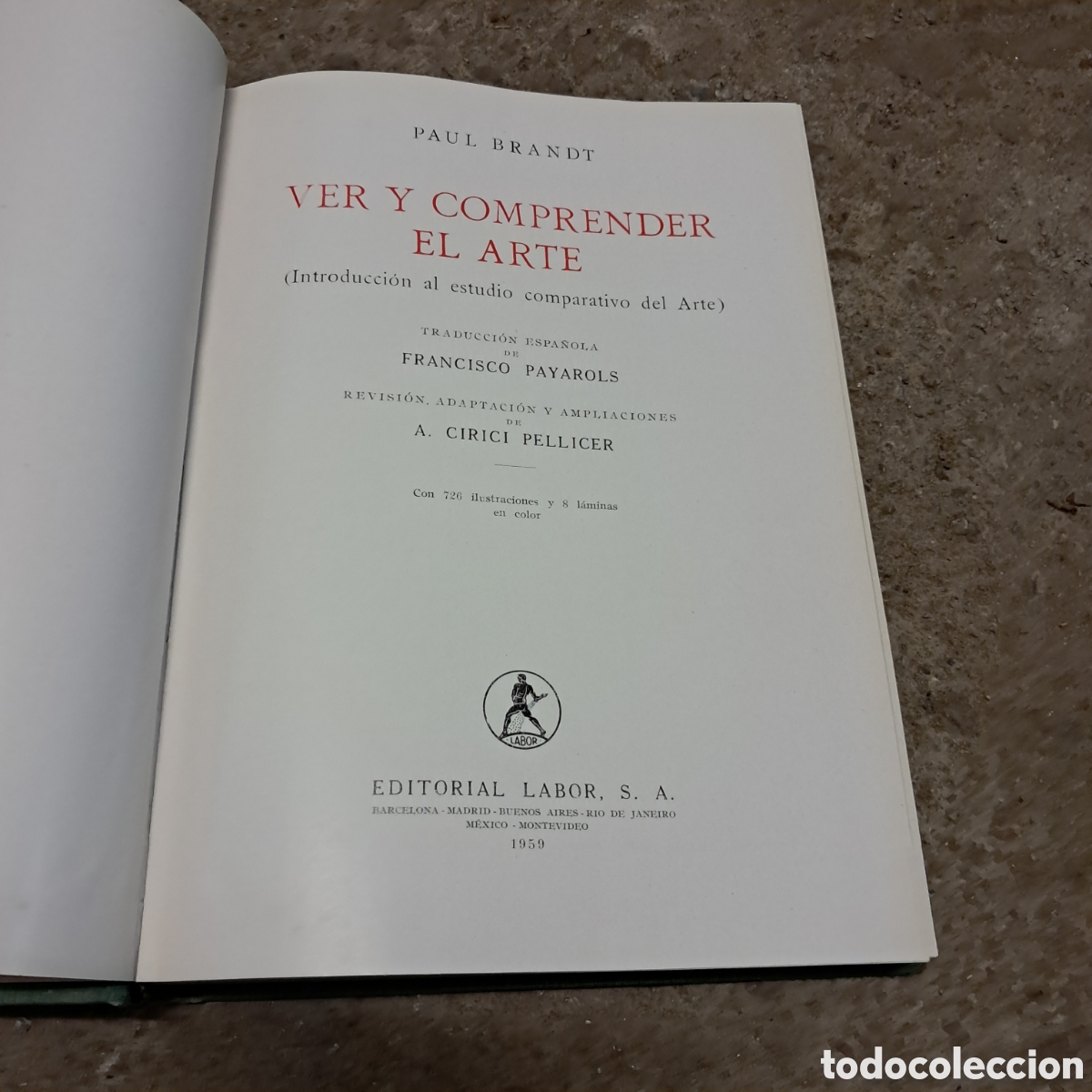 Libros: Paul Brandt, Ver y comprender el arte, Editorial Labor - Foto 2