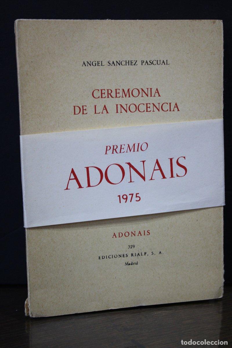 Livros em segunda m&atilde;o: Ceremonia de la inocencia [Dedicado] - S&aacute;nchez Pascual, &aacute;ngel.