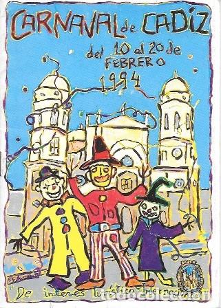 Libros: CARNAVAL DE CADIZ 1994 DE INTERES TURISTICO INTERNACIONAL - A-C-2211