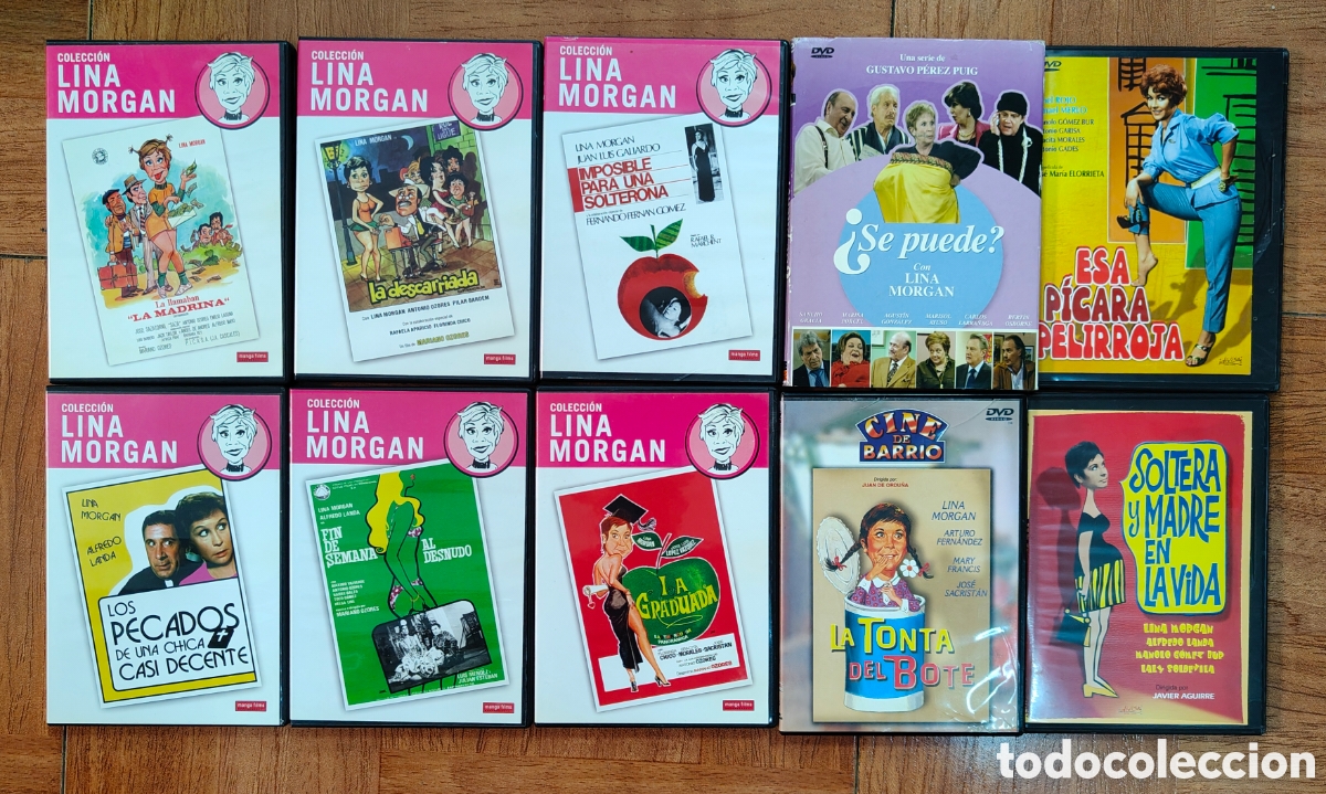 Livros em segunda m&atilde;o: Lote Lina Morgan � 10 DVD - VV. AA.