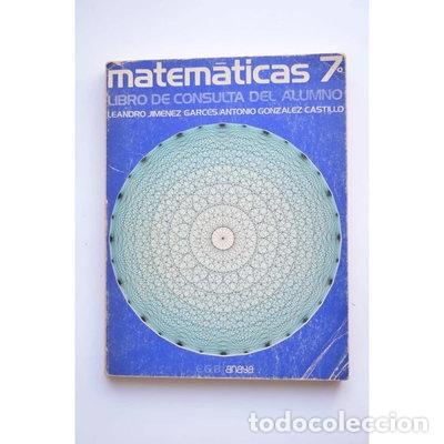 Livros em segunda m&atilde;o: Matem&aacute;ticas. 7&ordm;. Libro de consulta del alumno- 9788420704081