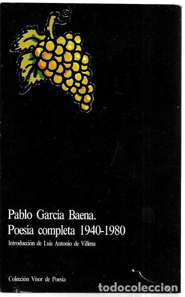 Libros: Poes&iacute;a completa- 9788475221526