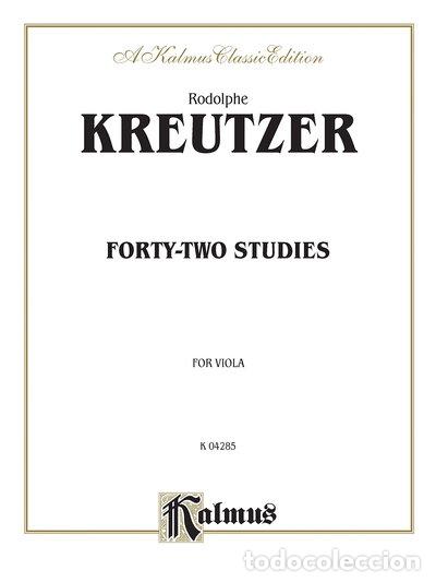 B&uuml;cher: Forty-two studies for viola- 9780769258102