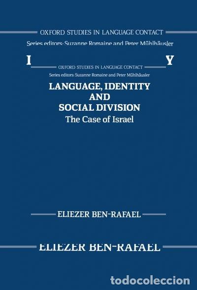 Livres: Language, Identity, and Social Division: The Case of Israel- 9780198240723