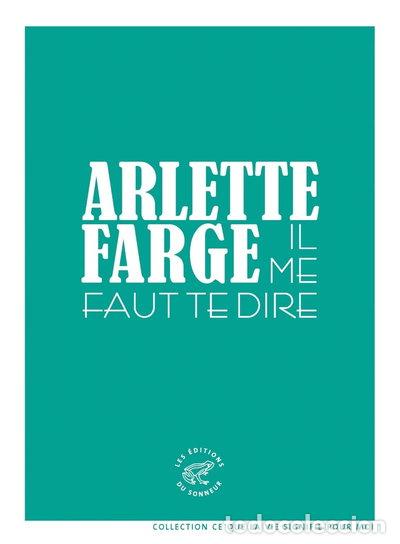books: Il me faut te dire- 9782373850475