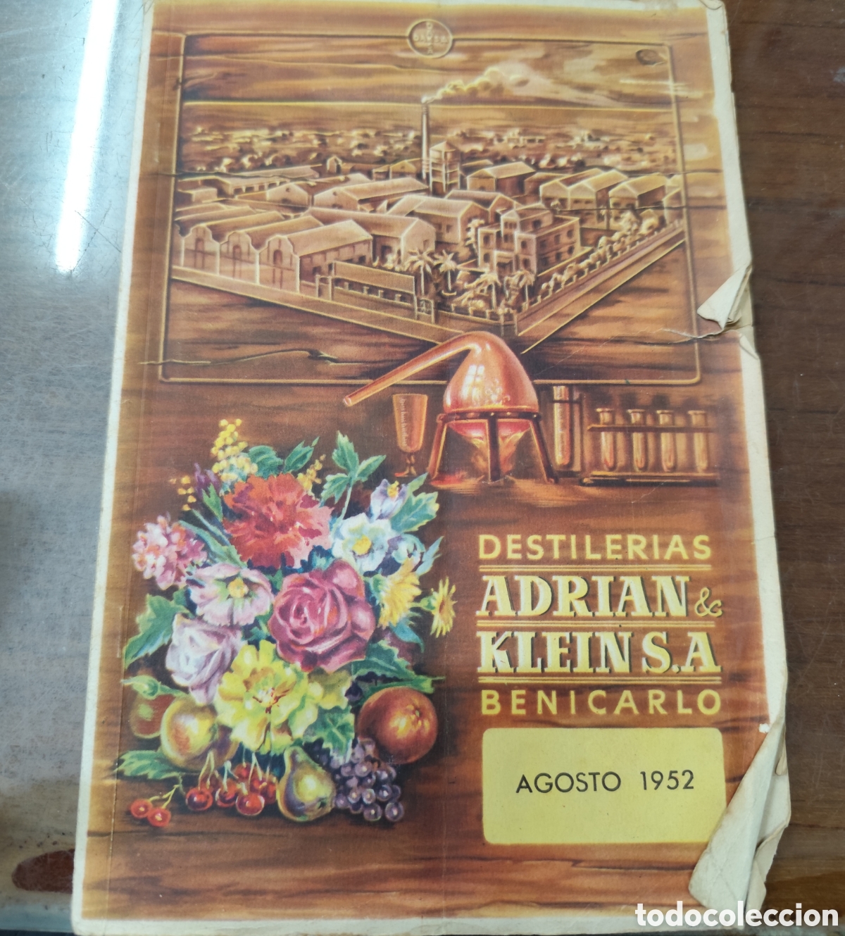 Livros em segunda m&atilde;o: DESTILERIAS ADRIAN & KLEIN S. A. Benicarlo ( Castell&oacute;n ). Agosto 1952