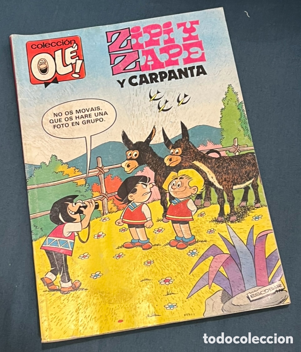Libros: Libro. Comic. Escobar. &ldquo;Zipi y Zape&rdquo;. Y Carpanta. Colecci&oacute;n OL&Eacute;. 1992.