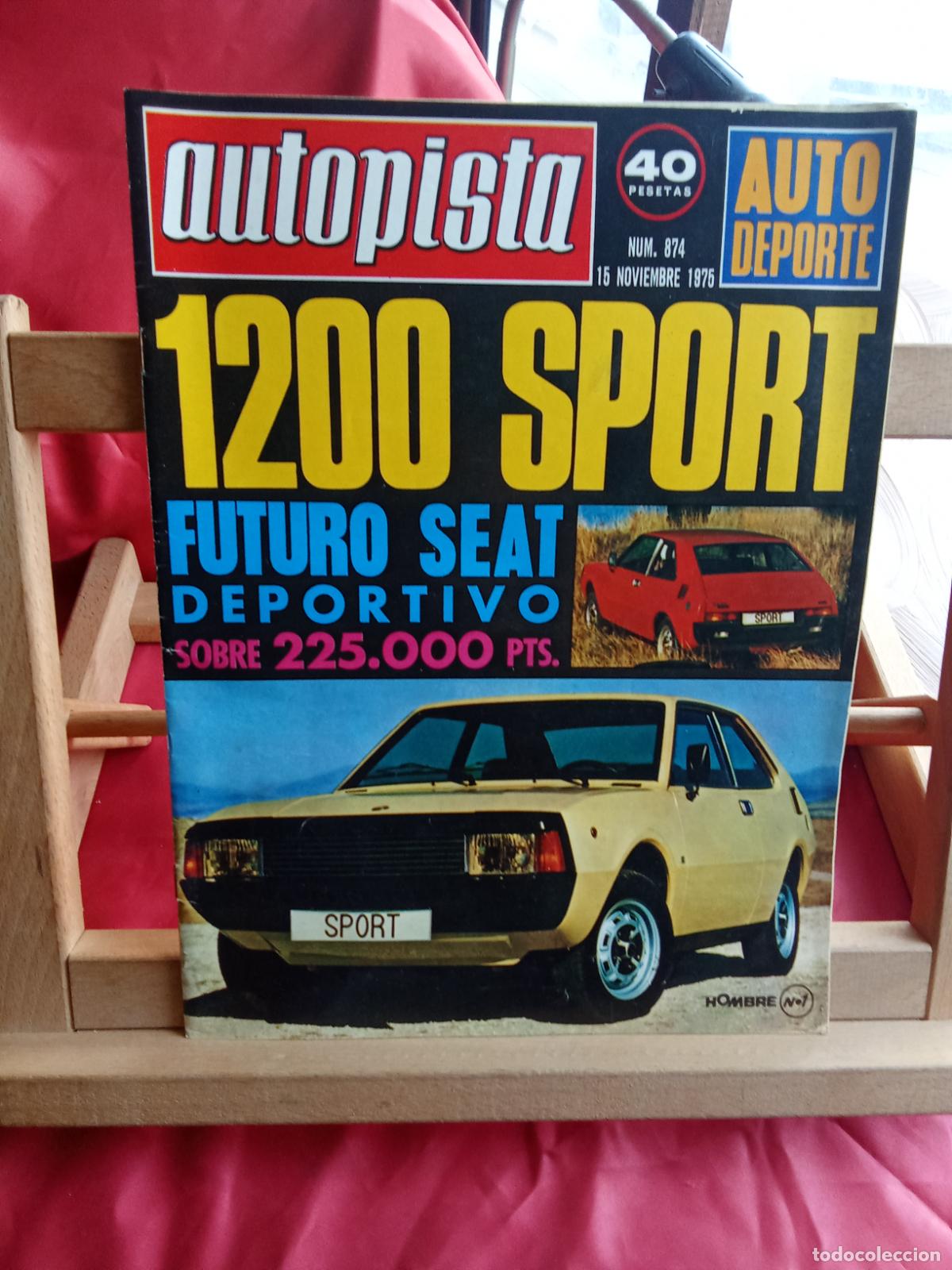 Libros: Revista Autopista N&ordm;874 Noviembre 1975 REV.1387
