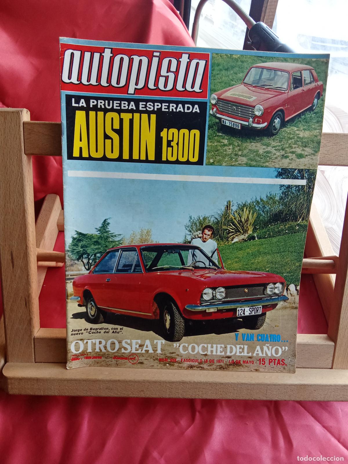 Libros: Revista Autopista N&ordm;638 Mayo 1971 REV.1389