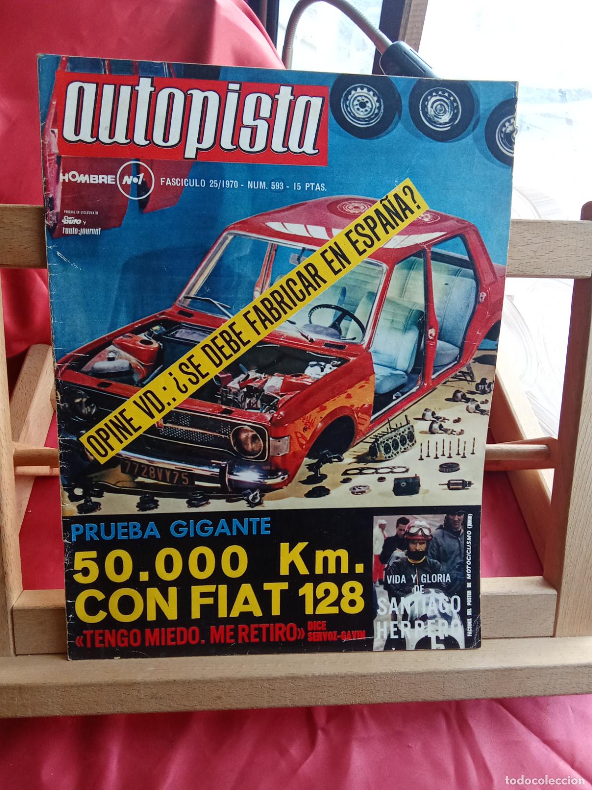 Libri di seconda mano: Revista Autopista N&ordm;593 Junio 1970 REV.1392