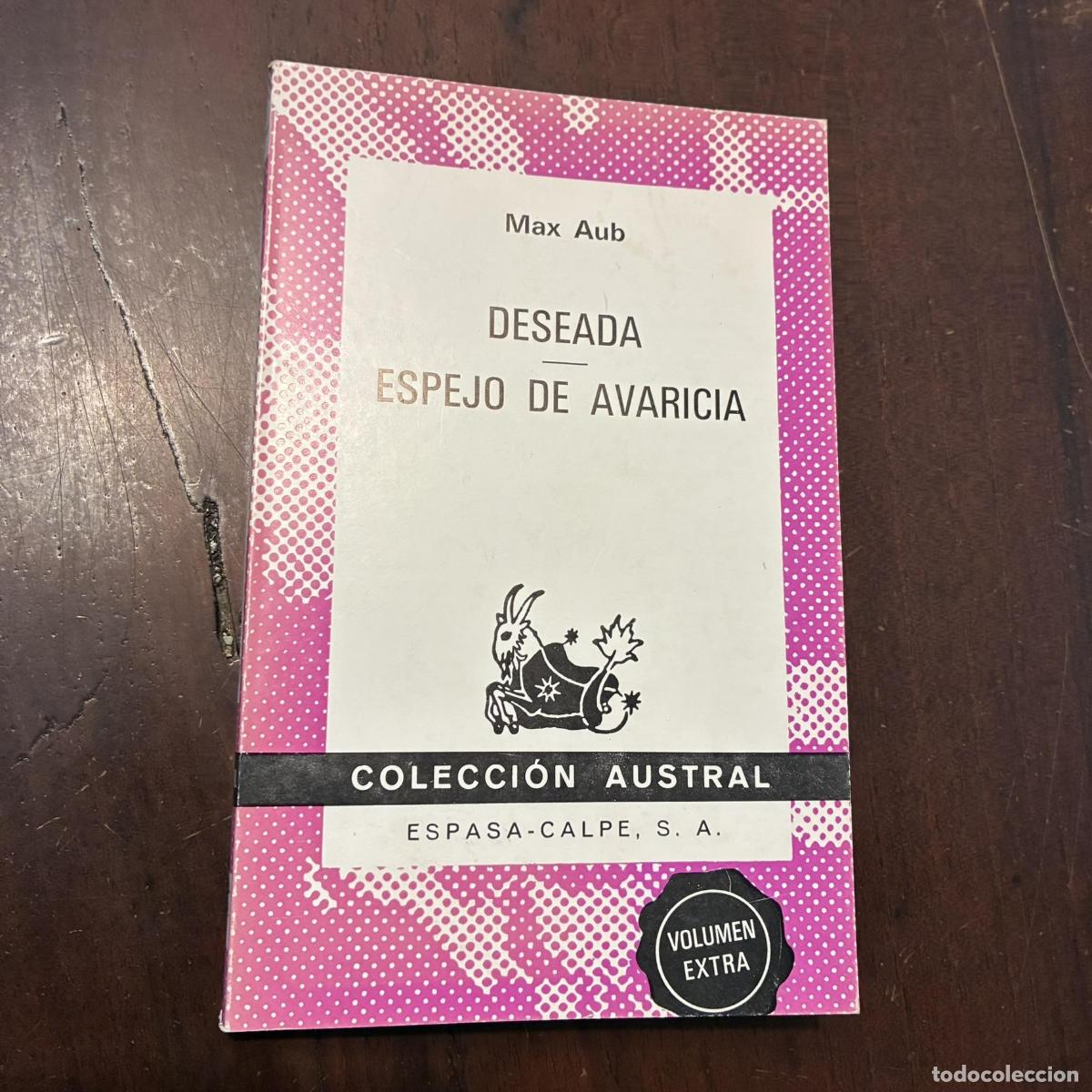 books: Deseada. Espejo de avaricia - Max Aub
