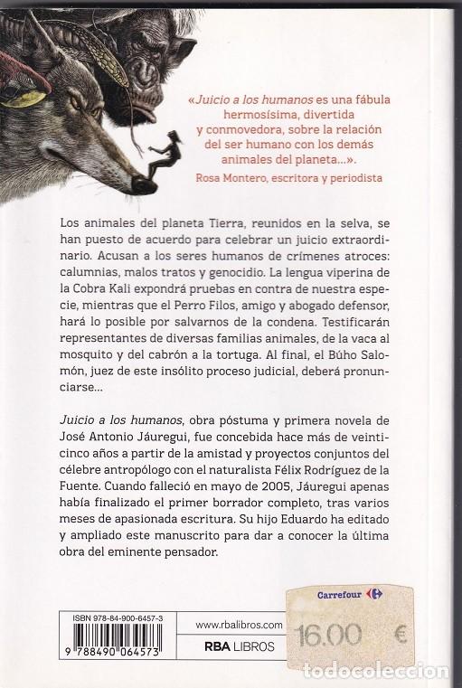 Libros: Juicio a los humanos - Jos&eacute; Antonio J&aacute;uregui , 2013 - Foto 2