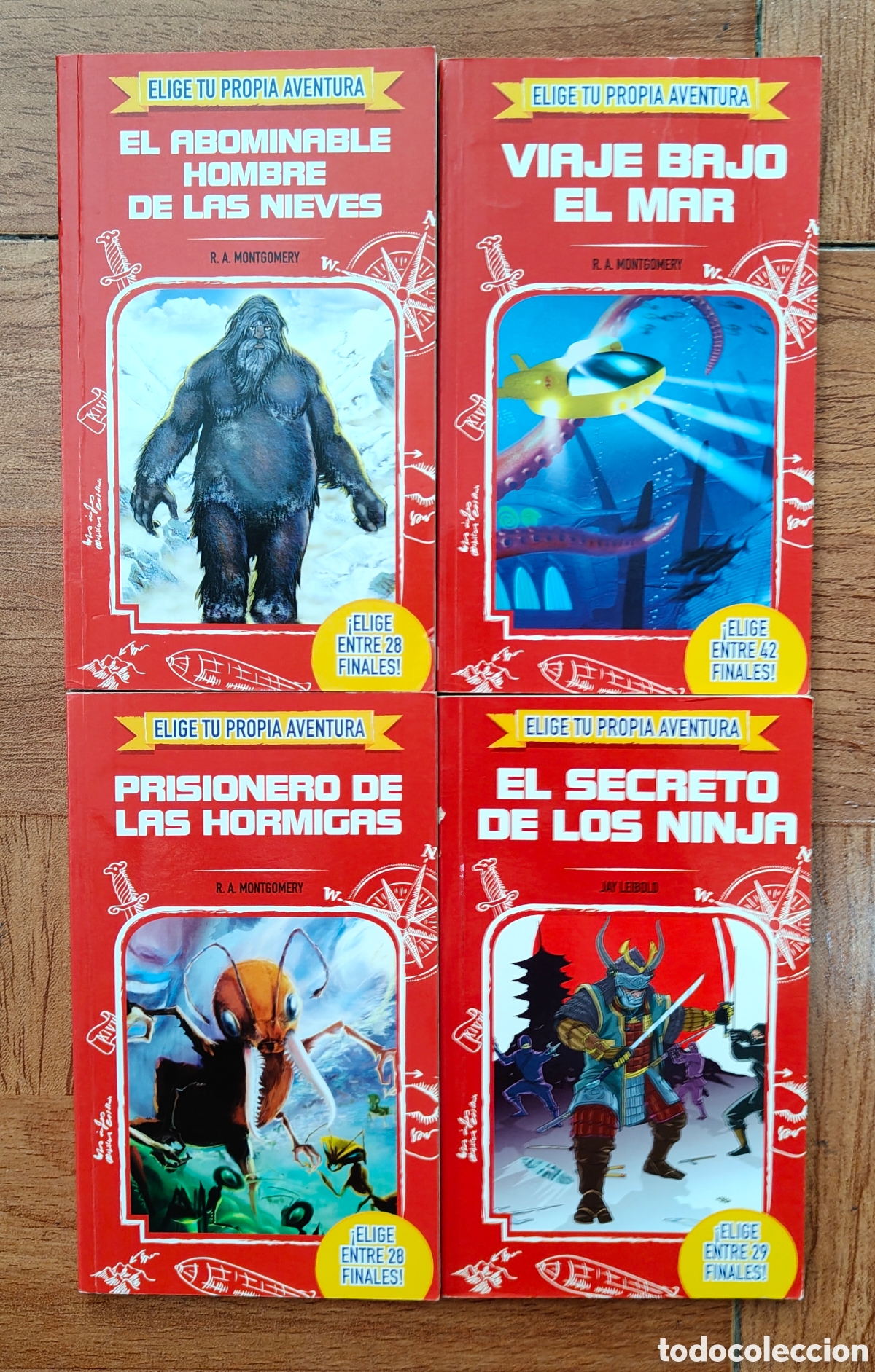 Libros: Elige tu propia aventura � 4 N&uacute;meros (1-2-4-6) - Salda&ntilde;a - Librojuego - Jay Leibold