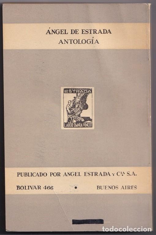 Libros: Antolog&iacute;a prosa - &Aacute;ngel de Estrada - 2&ordf; edic. - Foto 2