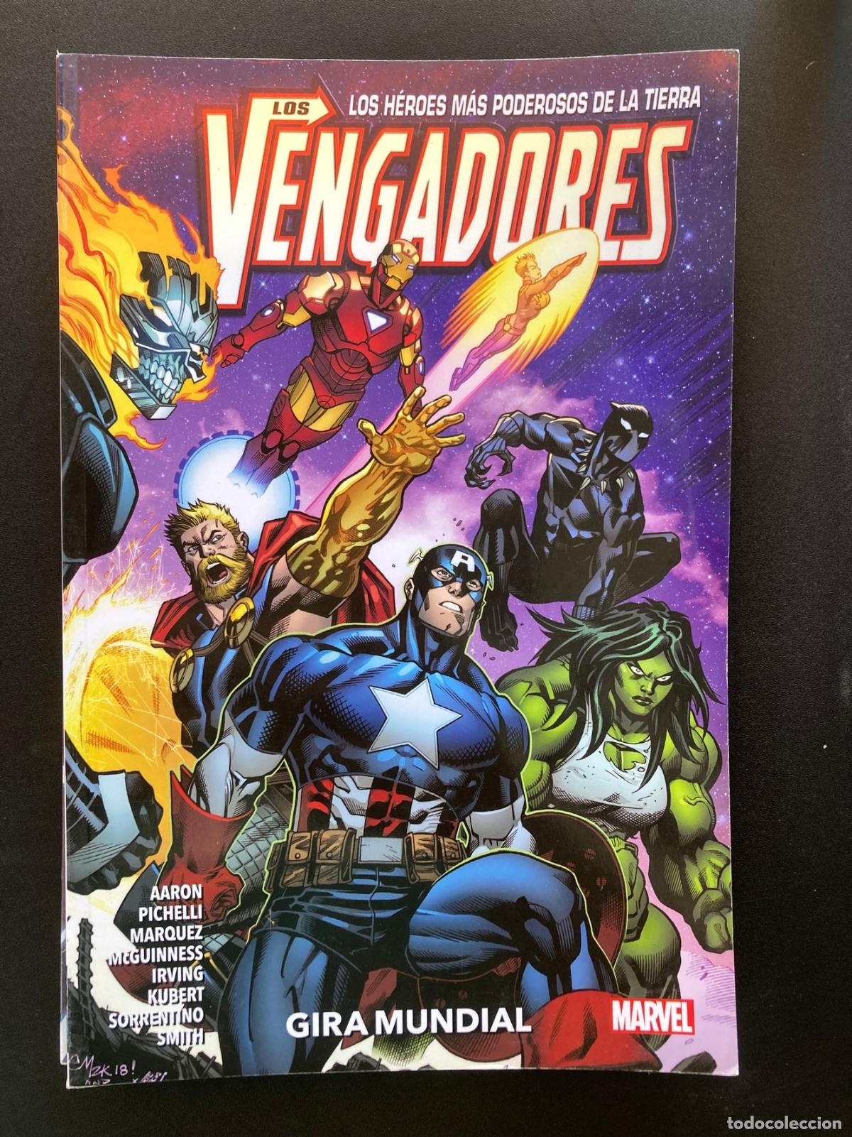 Libros: Aaron; Pichelli; Marquez y otros - Los Vengadores. Gira mundial
