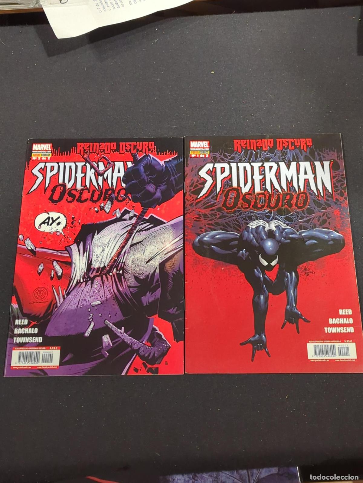 Libros: Reinado Oscuro, Spiderman Oscuro (N&ordm;1 y N&ordm;2) -