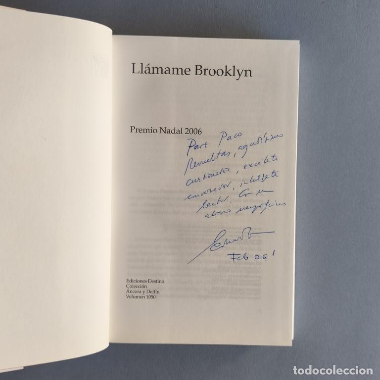 Libros: Ll&aacute;mame Brooklyn. (Ejemplar dedicado). - Lago, Eduardo.