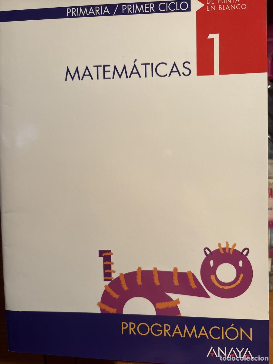 books: De punta en blanco, matem&aacute;ticas, 1 Educaci&oacute;n Primaria, 1 ciclo. Material para el profesor. PROGRAMAC