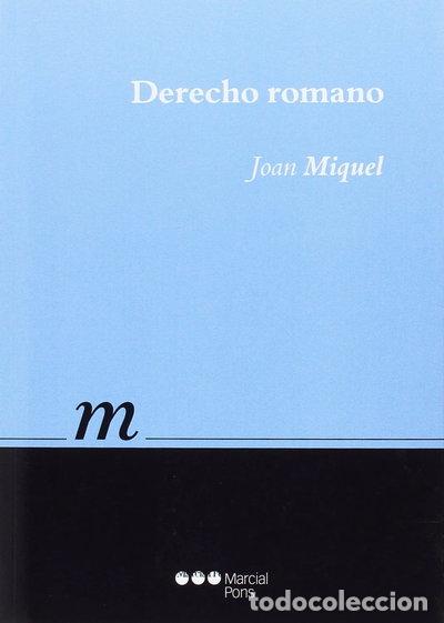 B&uuml;cher: Derecho romano- 9788491231554