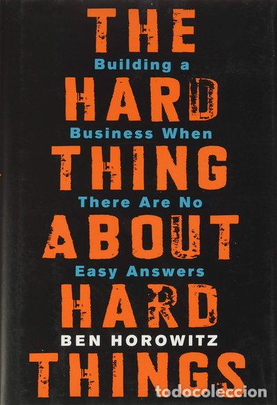 Libros: The Hard Thing About Hard Things- 9780062273208