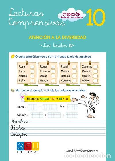 Libros: Lecturas comprensivas 10- 9788499151410