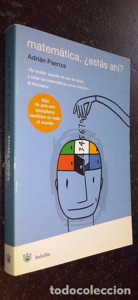 books: Matem&aacute;tica &iquest;Est&aacute;s Ah&iacute;?- 9788498671018
