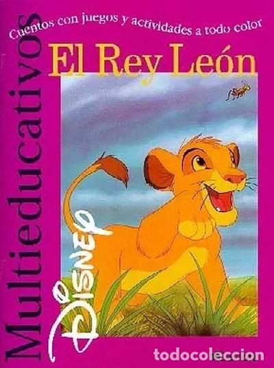 Libros: El Rey Le&oacute;n: Cuentos con juegos y actividades a todo color- 9788439201281