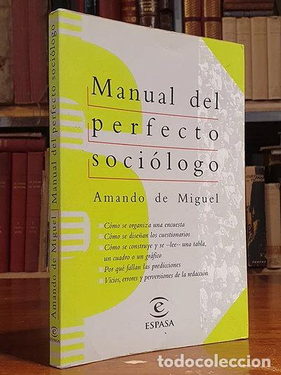 Libros: Manual del perfecto soci&oacute;logo- 9788423976492