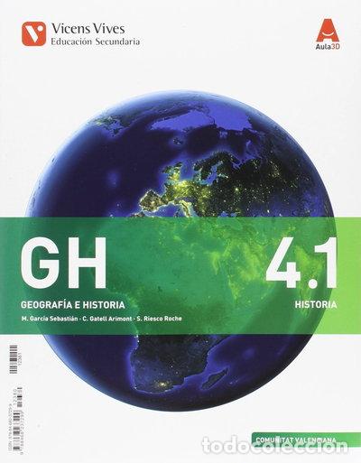 Libros: GH 4 (4.1-4.2) Valencia Historia Aula 3D- 9788468237299