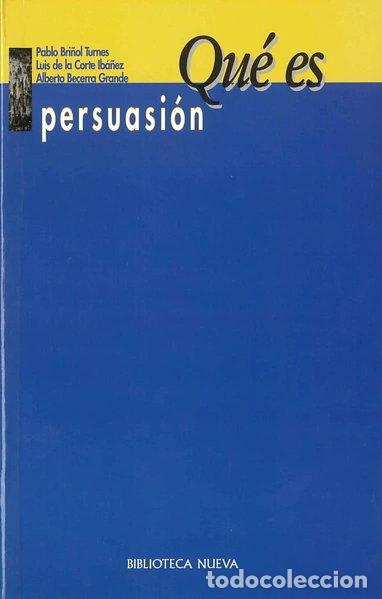 Livros em segunda m&atilde;o: Qu&eacute; es persuasi&oacute;n- 9788470309403