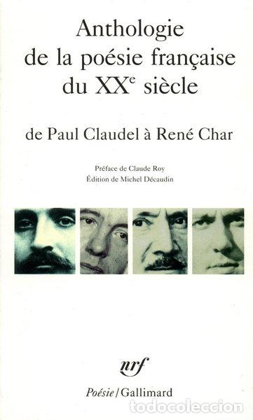 Libros: Anthologie de la po&eacute;sie fran&ccedil;aise du XXe si&egrave;cle- 9782070322312