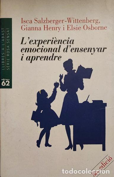 Livros em segunda m&atilde;o: L'experi&egrave;ncia emocional d'ensenyar i aprendre- 9788429741797